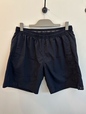 SAXX Sport Kinetic 2N1 Lined Shorts Black Men’s Large Athletic Gym